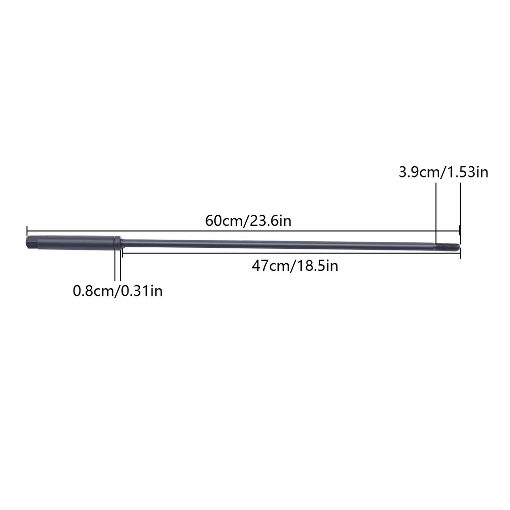 For Bridgeport Mill 7/16 Thread R8 Milling Machine Part Drawbar Overall Draw Bar