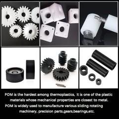 1″ Thick Black Acetal Plastic Sheet – 8″ x 12″ POM Block for Machining & DIY Pro