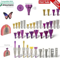 US Fit Straumann BL/BLT Implant Healing Cap Abutment Impression Transfer Tray