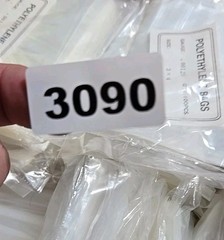 1.25Mil, 3″ X 4″ | LDPE Clear Flat Poly Bags, Flexible – 1000 Count (10) 100 Bag