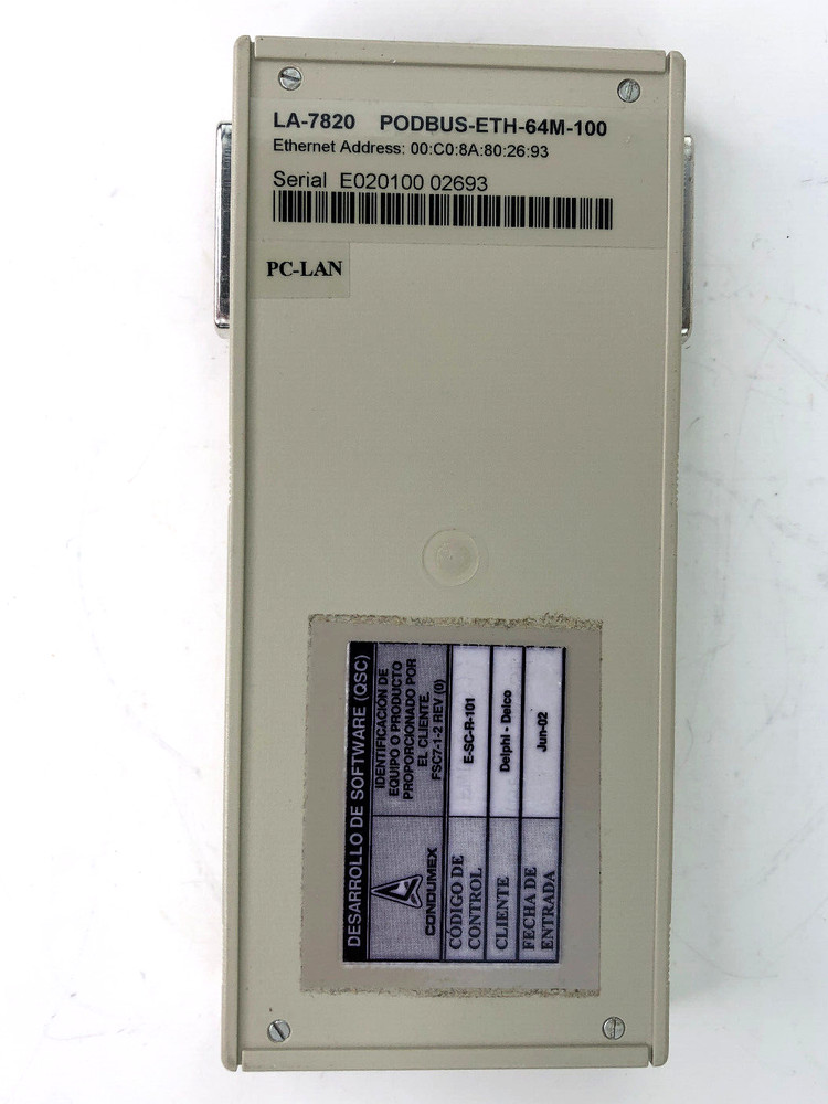 Lauterbach LA-7820 PODBUS-ETH 64M-100 Podbus Ethernet Controller /100
