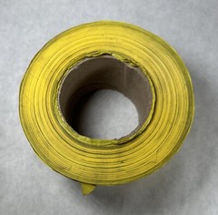 NEW (Lot of 4) Scotch 3 in. x 1000 ft. Barricade Tape 300 Caution, Total 4000 ft
