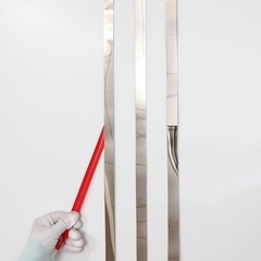 Silver Metalized Mirror-Like Finish Molding Trim, Peel and Stick Strip for Mi…