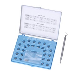 AZDENT Dental Orthodontic Self-Ligating Bracket Braces Roth/MBT .022 Hooks 3 4 5
