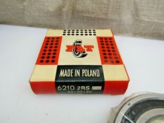 FLT Bearing Group Poland 6210-2RS 50mm X 90mm X 20mm Sealed Bearing
