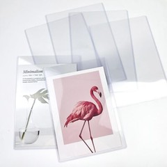 12 Pack 8.5″ x 14″ Rigid Print Protectors Clear Waterproof Hard Plastic Page …
