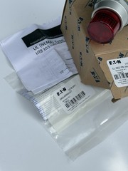 Eaton HT8GBRV3 Illuminated Red Push Button 24V – New