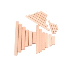 100Pcs Wooden Dowel Pins Kit 5/16″ x 3-5/32 Inch Small Fluted Wood Dowels Peg…