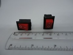 2 Pcs Pack Red KCD1 10A 125V 6A 250V AC CQC 2 Pin I O Power Button Rocker Switch