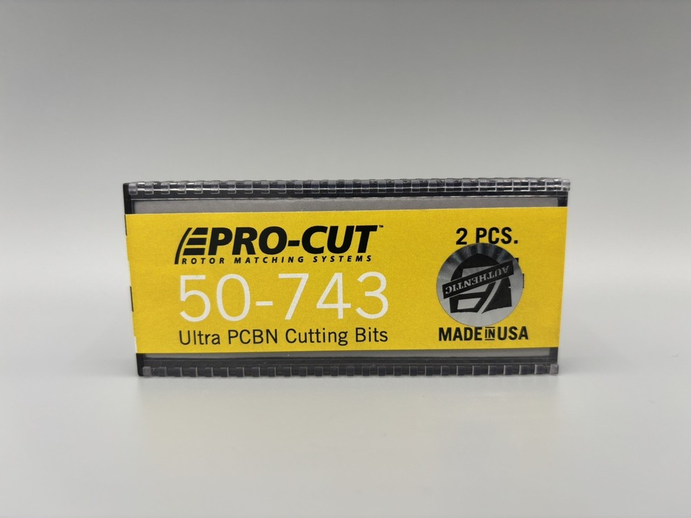 NEW Authentic PRO-CUT 50-743 Ultra PCBN Cutting Bits (2 Pcs) Made In USA, BIN!