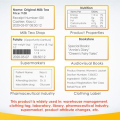 Compatible with Brother Labels DK-2205(62mm x 30.48m) DK-2210 DK-1241 DK-1201