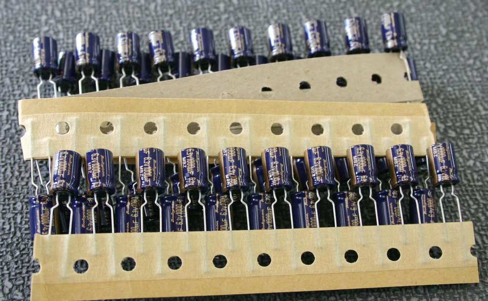 50 Pieces Rubycon MBZ 6.3V 1000uF 105C 8 x 11.5mm Ultra Low ESR Capacitors