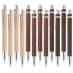 Sayglossy 12 Pcs Bamboo Pens Employee Appreciation Gifts | Engraving Wooden B…