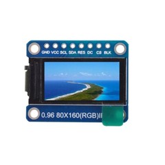 2PC 0.96” Inch IPS Full Color 80×160 LCD Display Module ST7735 SPI for
