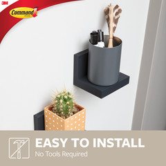Command Display Ledges: (Slate Gray) [4-pack] HOM23S-2ES