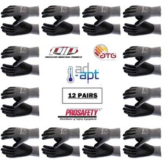 12- 42-874 MaxiFlex Foam Nitrile Grip Palm Coated PROTECTIVE WORK GLOVES MEDIUM