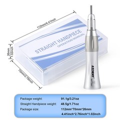 Dental 1:1 Straight Handpiece Low Speed Nose Cone External Water Spray E-type