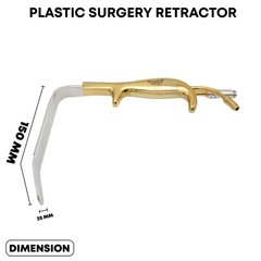 FERRIERA Style Retractors With Smooth Tip 25 x 150mm Plastic Surgery Instrument