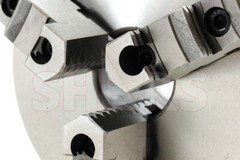 8″ 3 Jaw Reversible Jaw Front Mounting Self Cent Lathe Chucks+TIR Certificate R[