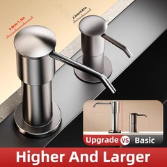 Soap Dispenser for Kitchen Sink Built in Sink Soap Dispenser Brushed Countertop
