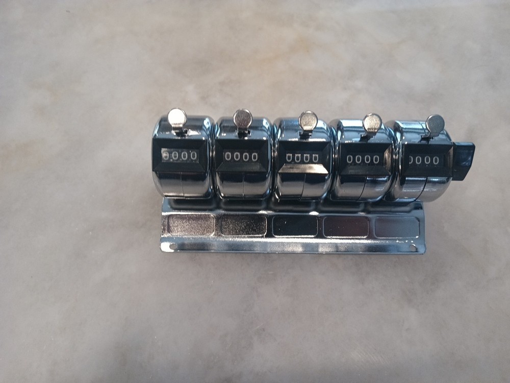 Enm M4505 Counter,Hand Tally,5 Gang,4 Digits