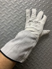 Welding Gloves Leather Goat Skin Tig Mig ANSI A2 Cut Protection S M L XL XXL