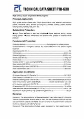 Titanium Dioxide Lab Pure White Pigment Colorant TiO2 PTR-620 20lb.