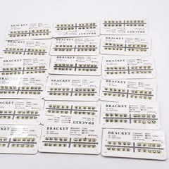 20 Pcs/Set Dental Ortho Metal Brackets Braces Standard/Mini Roth 022 345 Hooks