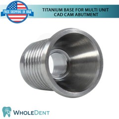 Straight Multi Unit System Scan Body Titanium Base Dental Internal Hex CAD/CAM
