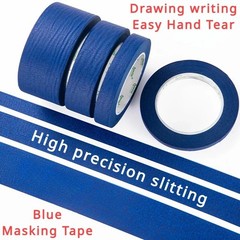 3 Rolls Blue Painter’s Tape 1.2cmX20m Masking Tape Clean Removal