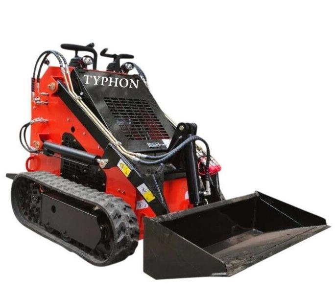 SKIDSTEER NEW TYPHON STOMP 1,800lbs Mini Skid Steer 23HP Gas EPA Engine