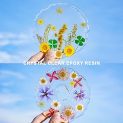 Crystal Clear Epoxy Resin 32oz Low Odor Anti-Yellowing for Crafts & Molds