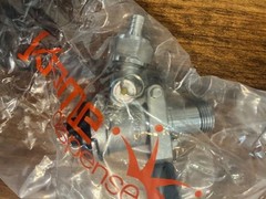 New C-705 S-System Keg Coupler with Chrome Plated Brass Probe (European Sankey)