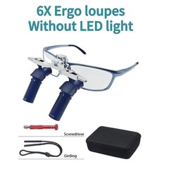 Dental Surgical Medical Ergo Loupes 4X 6X Magnifier Binocular Magnifying Glass