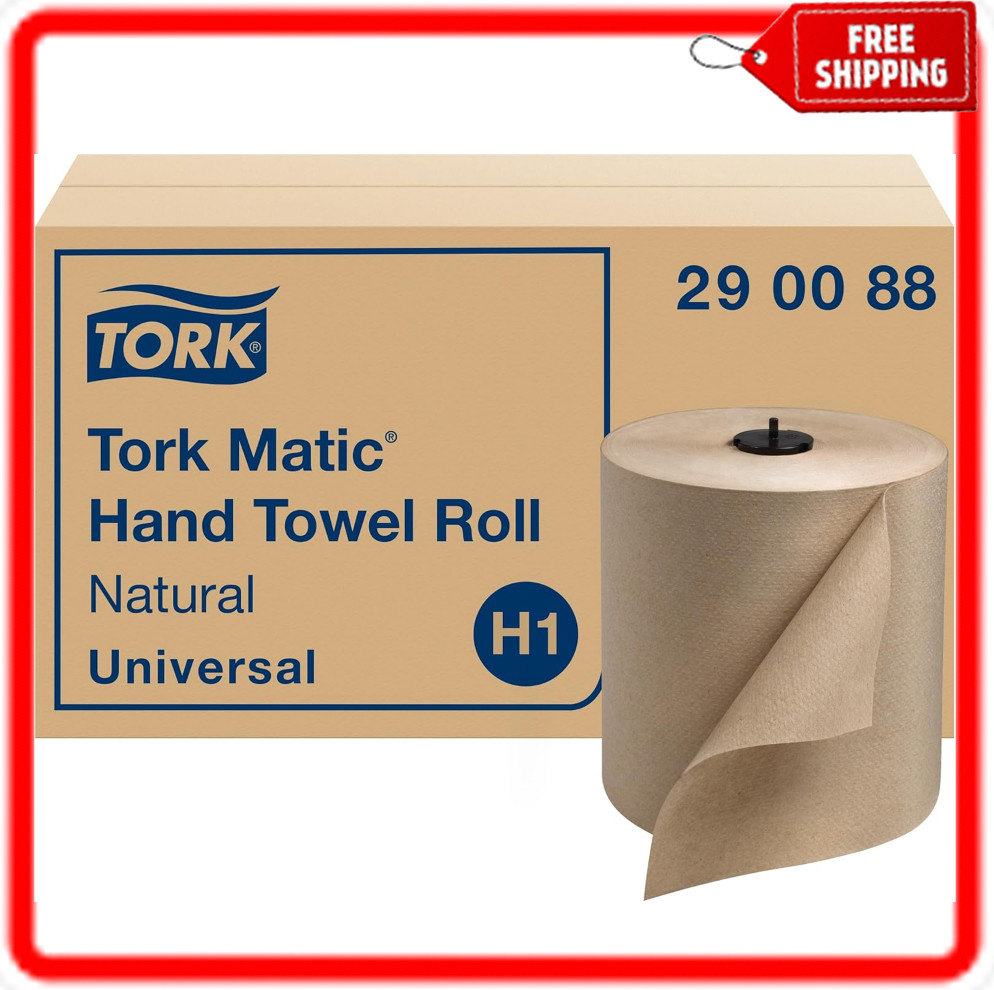 Matic 100% Recycled Paper Towel Rolls – 6 Rolls, 700 Ft Each