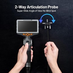 6.5mm TD500 Borescope Inspection Camera Two-Way Articulating Endoscope Camera