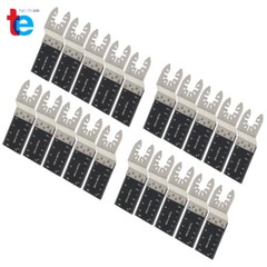 20 Pcs Bi-Metal Oscillating Tool Multitool Quick Release Oscillating Saw Blades