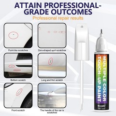 [2-PACK] Ingot Silver Metallic(UX) for Ford Car Touch Up Paint,Pro-Grade Quic…
