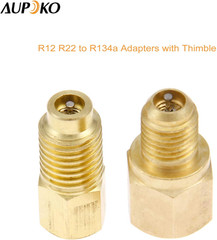 R12 R22 to R134a Adapters, R134A Refrigerant Tank/Vacuum Pump Port Connection…