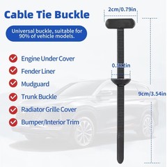 50/100/200/300Pcs Self Locking Nylon Zip Ties Heavy Duty Universal Cable Holder