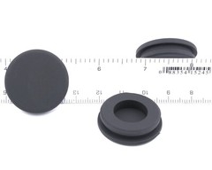 1 1/8″ Hole Size Solid Rubber Grommet without Center Hole, Fits 1/8″ Materials