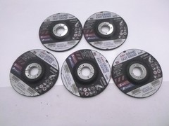 5 Pack United Abrasives Type 27 Grinding Wheel A24N 13300rpm 4-1/2″x 1/4″