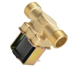 DC12V 1/2″ Normally Closed Brass Valve Electric Solenoid For Water 0.02-0.8Mpa