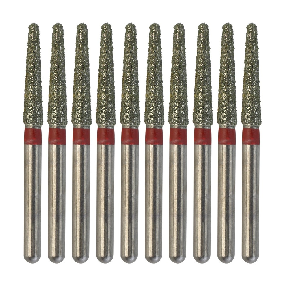 Dental Diamond Burs FG 850/016F Round End Taper Grit Fine Fit High Speed handpie