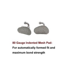 80pcs Dental Orthodontic Buccal Tubes 1st 2nd Molar Roth MBT 022 3G Bondable