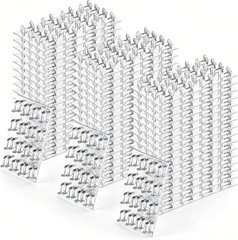 30 Pieces Truss Plates, 2 X 4 Inch Pronged Truss Mending Plate with 8 Mm Nail T