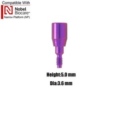 Locator/Healing Abutments for Nobel Biocare Implant NP/RP Platform Closure Cap