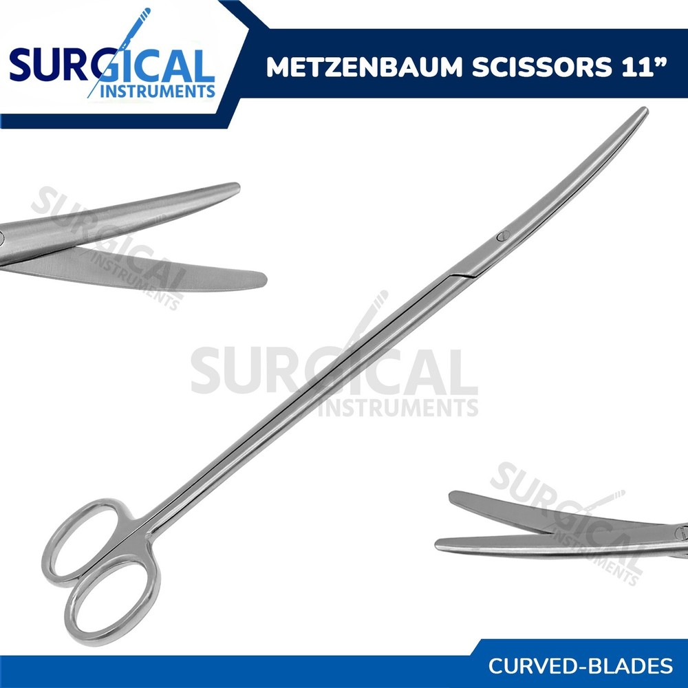 Metzenbaum Scissors 11″ Curved Stainless Steel Surgical Instrument German Grade