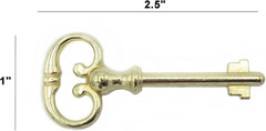 Roll Top Desk Lock Key for Desks and Vintage Furniture Antique