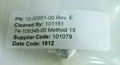 Novellus 15-108174-00 Aluminum Screw Cover Cup 15-00951-00 SEALED 74-106348-00